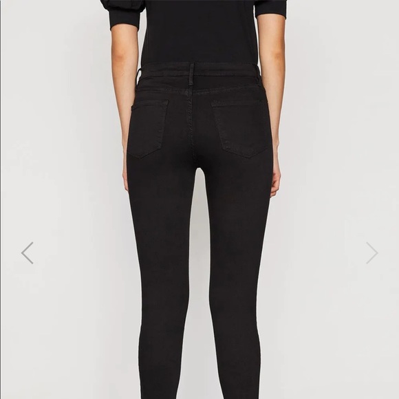 FRAME skinny jeans in Film Noir size 29, black NWOT - Picture 2 of 6
